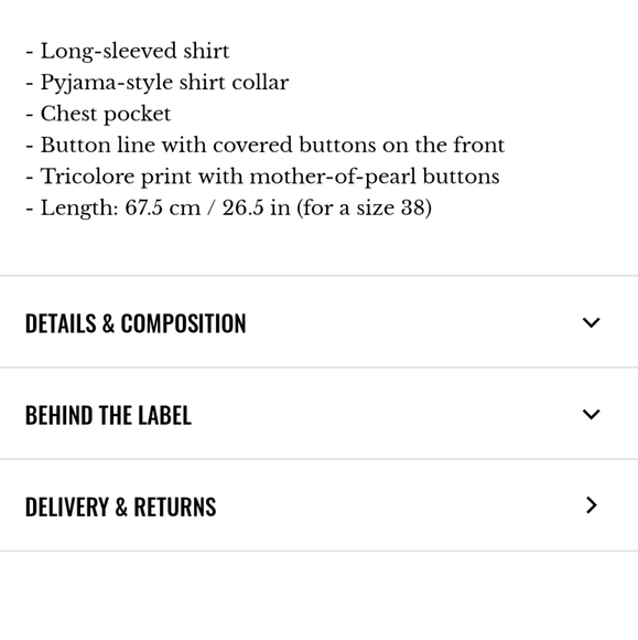 🎉🎉HP🎉🎉Sezane Chemise Florence - Picture 2 of 7